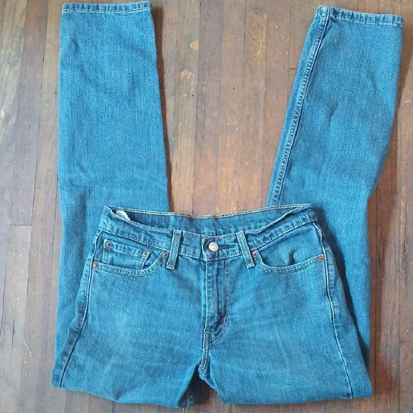 Levi's Blue Straight Jeans Timeless Style - Picture 2 of 13